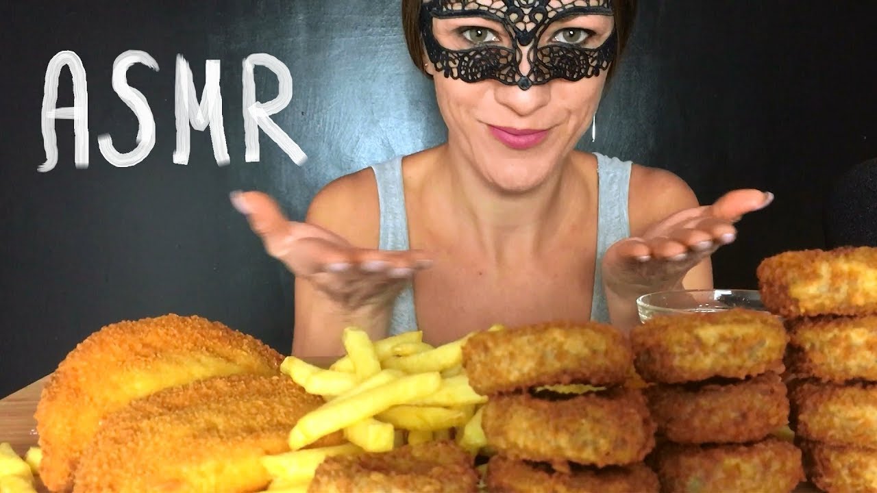 ASMR FRIED FOOD Chicken Nuggets French Fries Italian Sofficini