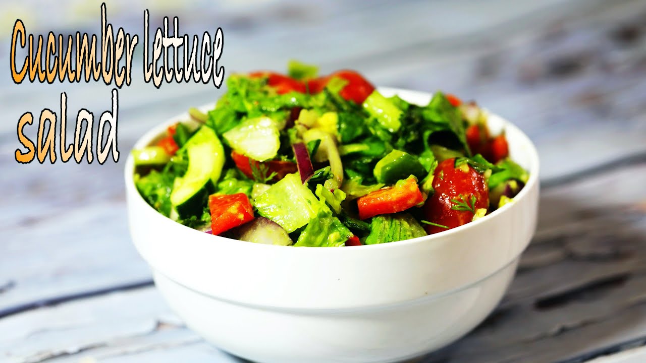 Healthy American Lettuce Salad With Italian Salad Dressing Recipe