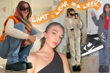 what i wear in a week! *EUROPE EDITION*