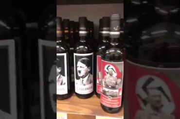 A Large Numbers of Wine's Bottles With Hitler Image Found in Italy Liquor Store