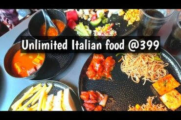 Unlimited Italian food at 399/- | Pizza zone Begumpet | Nukuslife