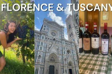 FLORENCE & TUSCANY VLOG | Wine Tasting in the Tuscan Countryside