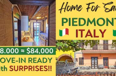 Don't Miss Out: Surprising HOME for SALE in Piedmont, Italy