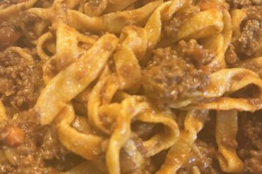 Fettuccine Bolognese